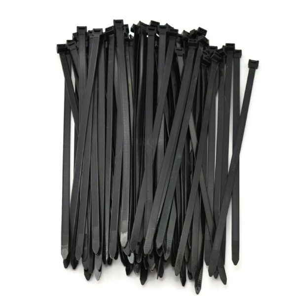 Starnearby 114pcs/bag Black Cable Ties