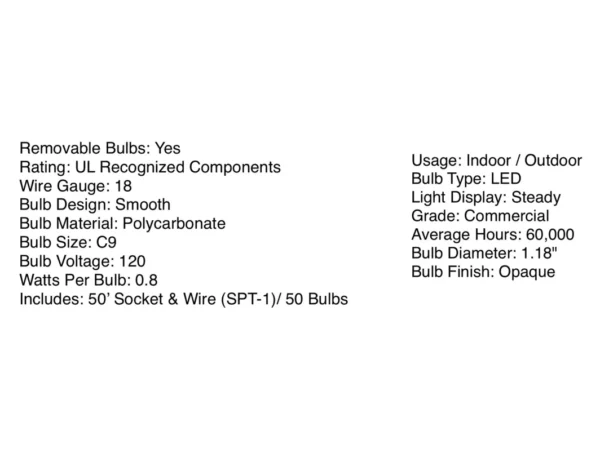 Trident Pro bulbs details