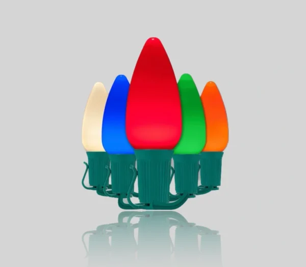 TridentPro Lighting LED Colored Smooth C9