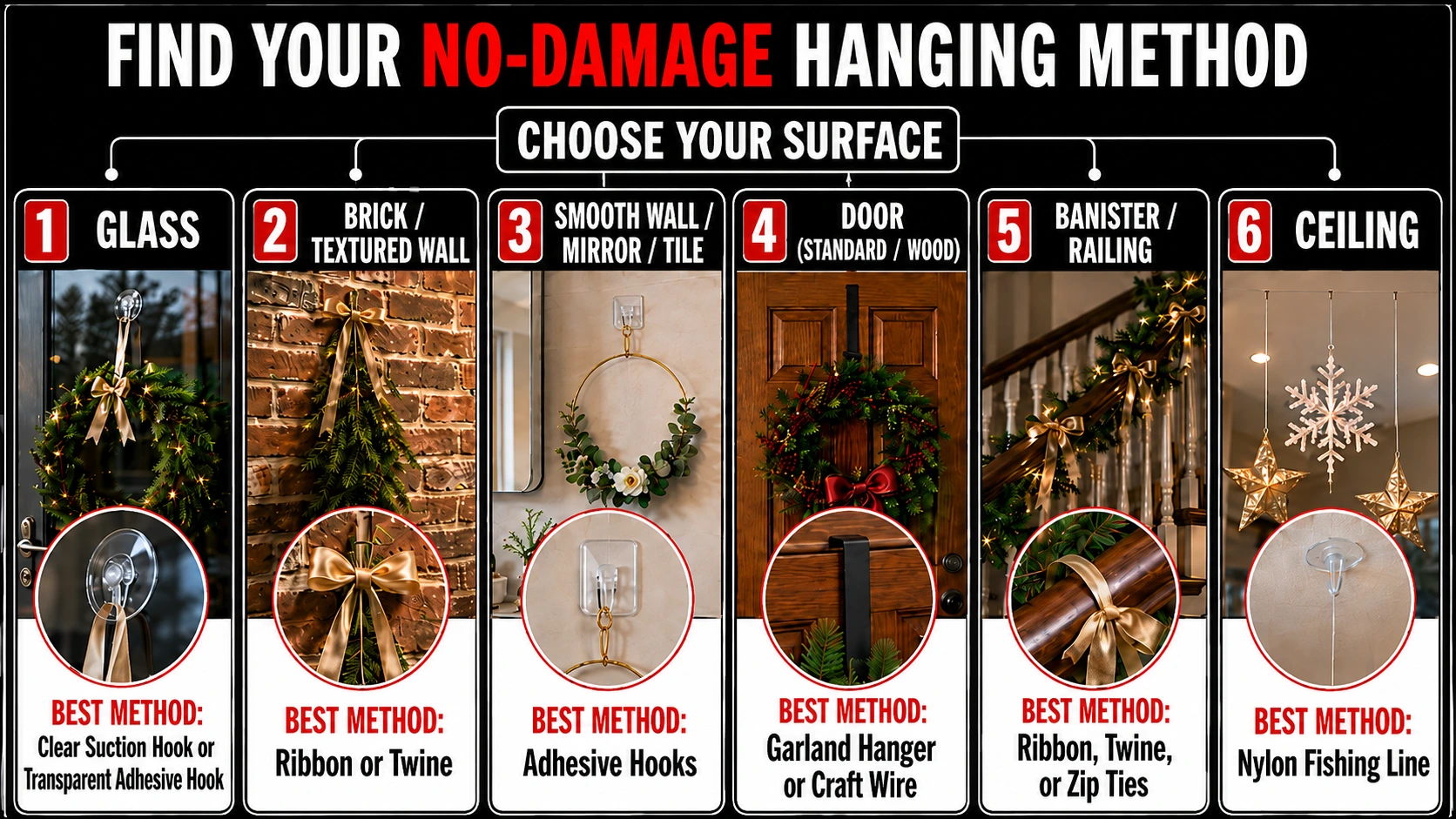 find your no-damage hanging method